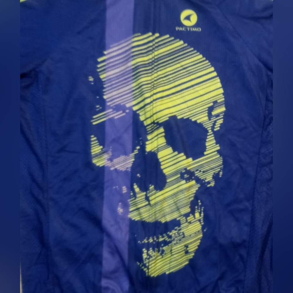 Pactimo Skull Cycling Jersey Design By Leif Jones Bike Rare Limited Edition View 2